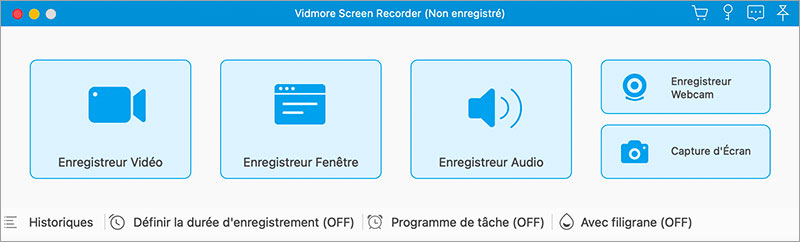 Exécuter Vidmore Screen Recorder pour Mac