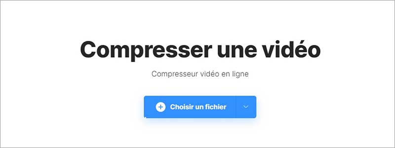 Compresser la vidéo MP4 en ligne via Clideo