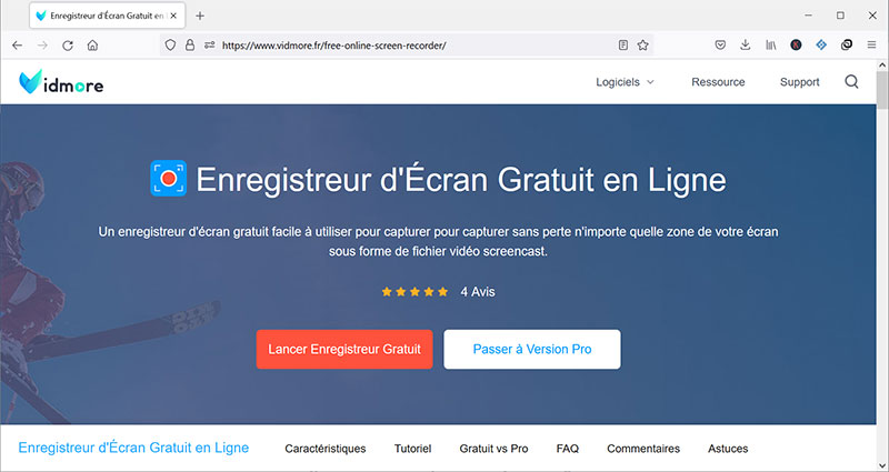 Enregistreur d'Écran Gratuit en Ligne