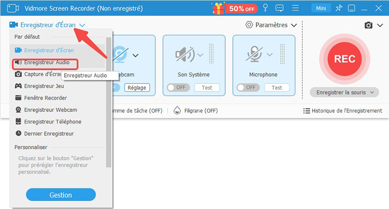 Enregistreur Audio