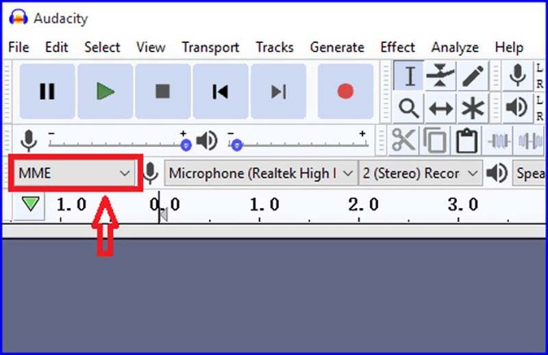 recording audio with audacity