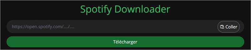 Convertir la musique Spotify en MP3 via le site SpotifyDown