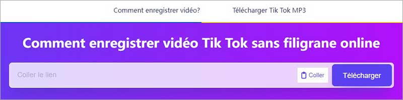 Télécharger les vidéos TikTok avec SSSTik.io