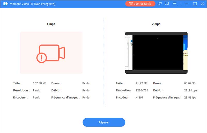 Importer les fichiers vidéo